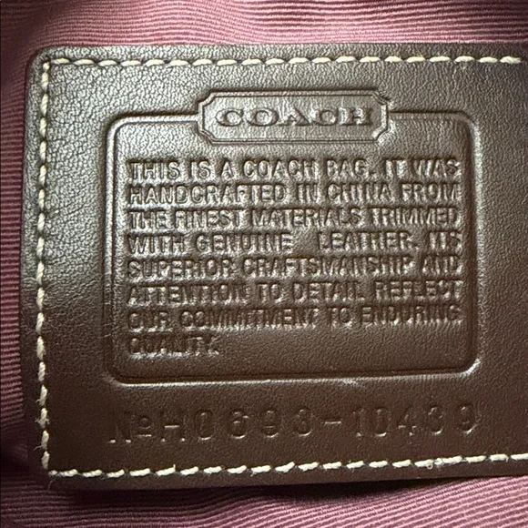 Vintage Coach #10489 Multicolor Patchwork Crossbody Bag - Picture 9 of 12